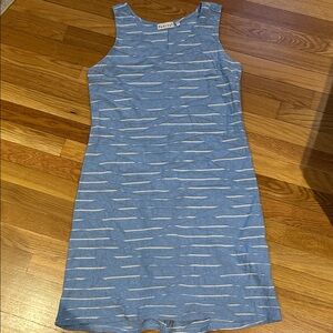 Habitat Blue and White Patterned Mini Dress